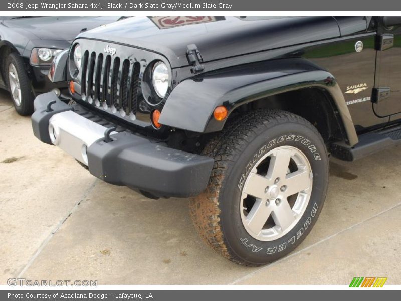 Black / Dark Slate Gray/Medium Slate Gray 2008 Jeep Wrangler Sahara 4x4