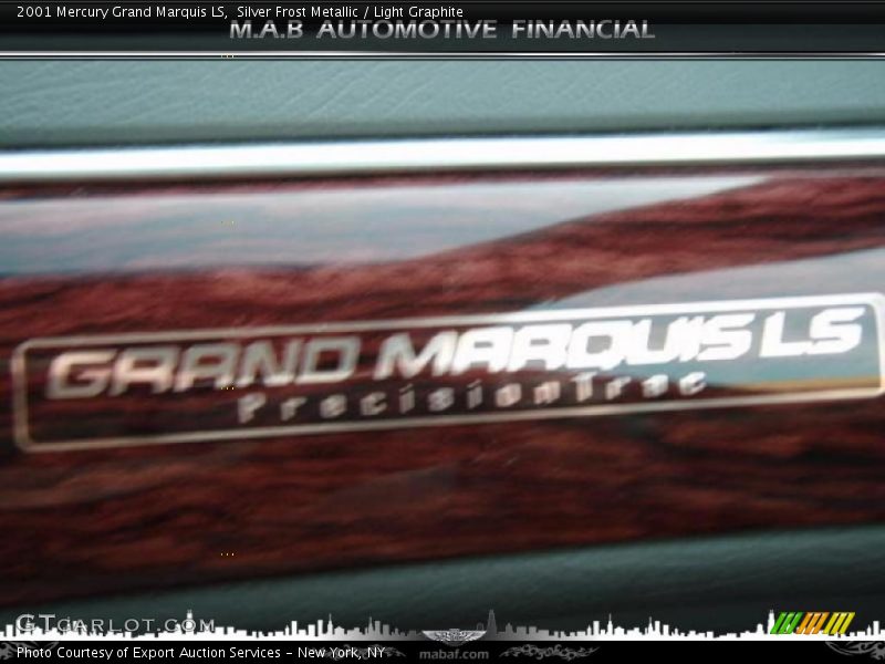 Silver Frost Metallic / Light Graphite 2001 Mercury Grand Marquis LS