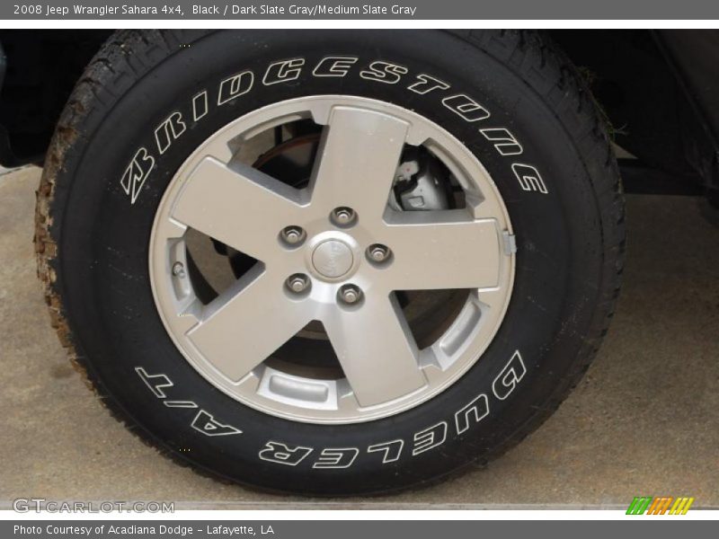 Black / Dark Slate Gray/Medium Slate Gray 2008 Jeep Wrangler Sahara 4x4
