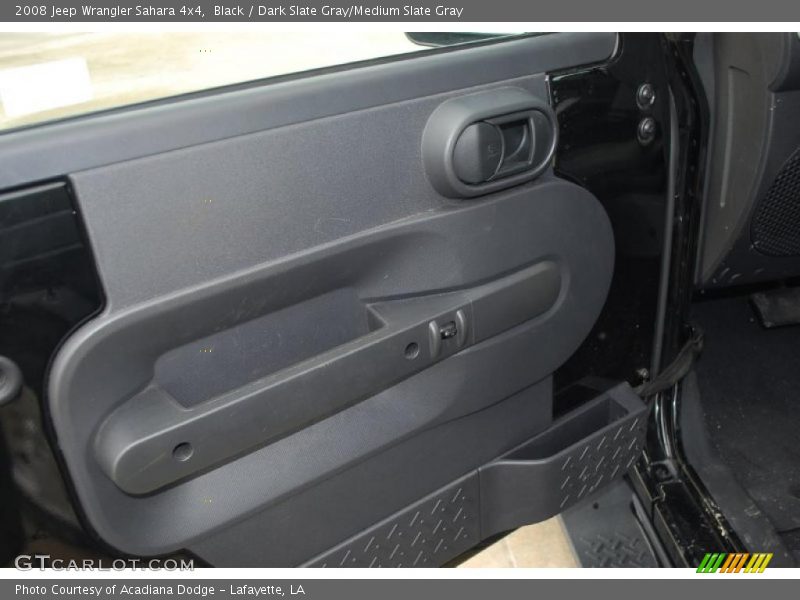 Black / Dark Slate Gray/Medium Slate Gray 2008 Jeep Wrangler Sahara 4x4