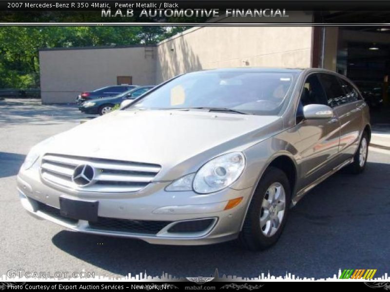 Pewter Metallic / Black 2007 Mercedes-Benz R 350 4Matic