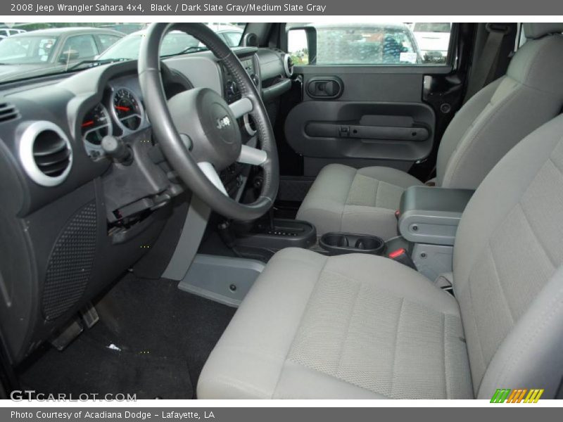 Black / Dark Slate Gray/Medium Slate Gray 2008 Jeep Wrangler Sahara 4x4