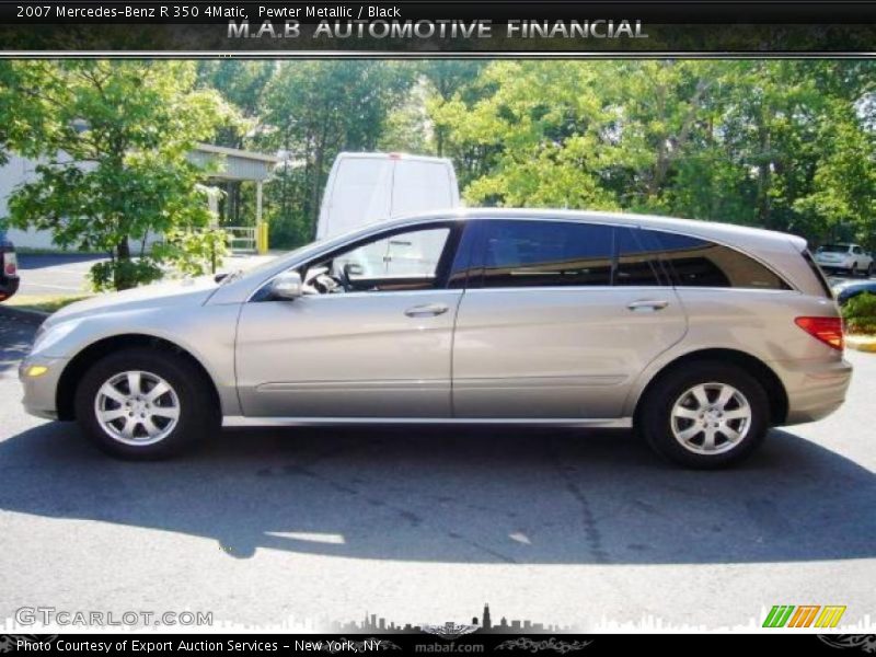 Pewter Metallic / Black 2007 Mercedes-Benz R 350 4Matic
