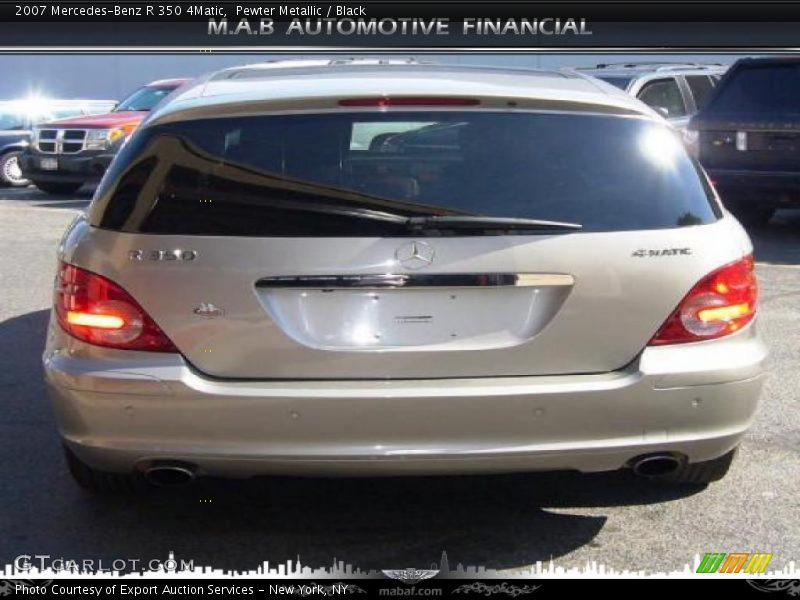 Pewter Metallic / Black 2007 Mercedes-Benz R 350 4Matic