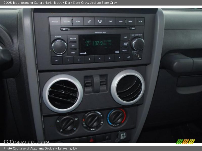 Black / Dark Slate Gray/Medium Slate Gray 2008 Jeep Wrangler Sahara 4x4