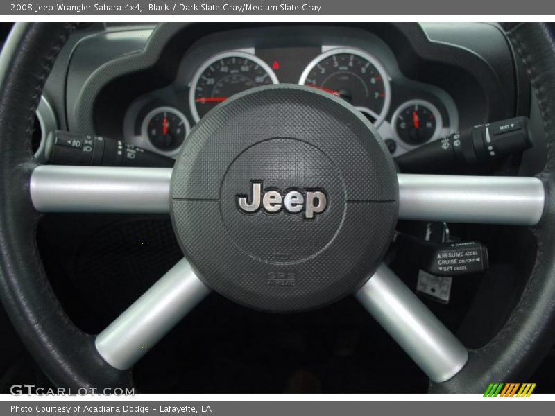 Black / Dark Slate Gray/Medium Slate Gray 2008 Jeep Wrangler Sahara 4x4