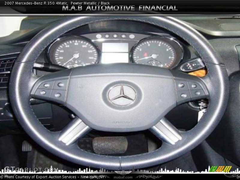 Pewter Metallic / Black 2007 Mercedes-Benz R 350 4Matic