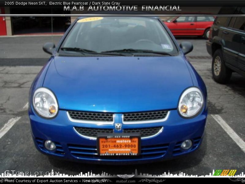 Electric Blue Pearlcoat / Dark Slate Gray 2005 Dodge Neon SXT