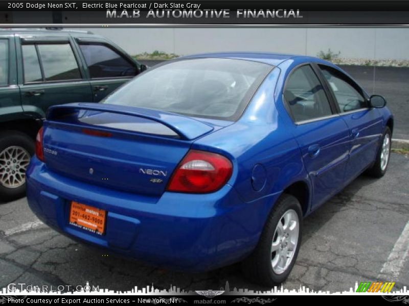 Electric Blue Pearlcoat / Dark Slate Gray 2005 Dodge Neon SXT
