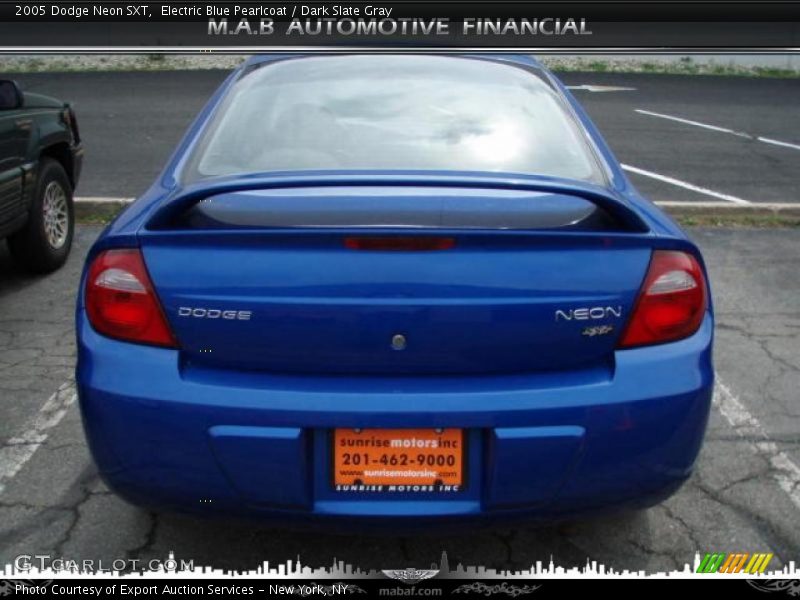 Electric Blue Pearlcoat / Dark Slate Gray 2005 Dodge Neon SXT