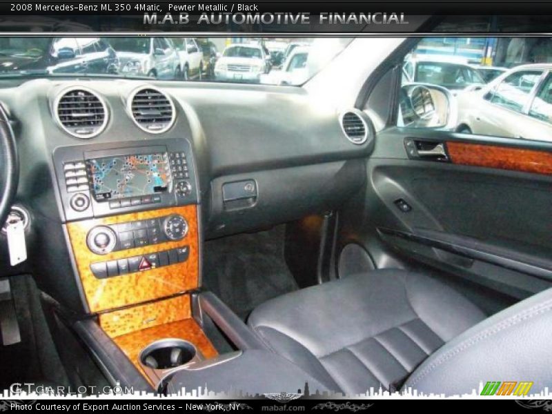 Pewter Metallic / Black 2008 Mercedes-Benz ML 350 4Matic