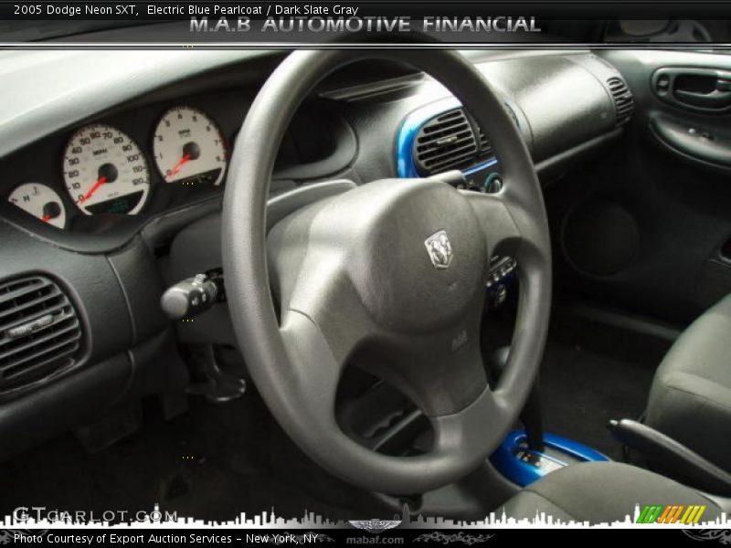 Electric Blue Pearlcoat / Dark Slate Gray 2005 Dodge Neon SXT