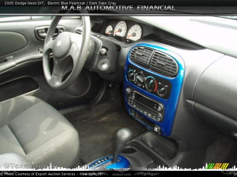 Electric Blue Pearlcoat / Dark Slate Gray 2005 Dodge Neon SXT