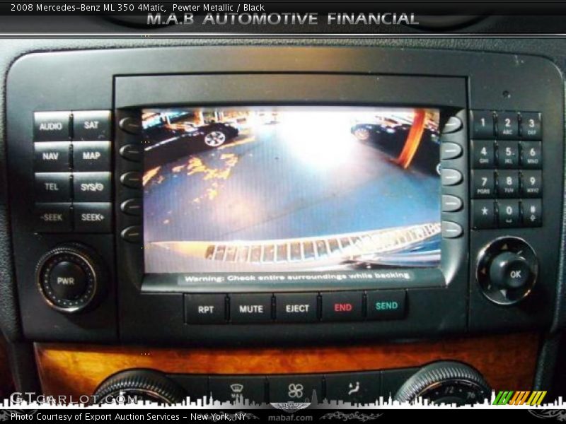 Pewter Metallic / Black 2008 Mercedes-Benz ML 350 4Matic