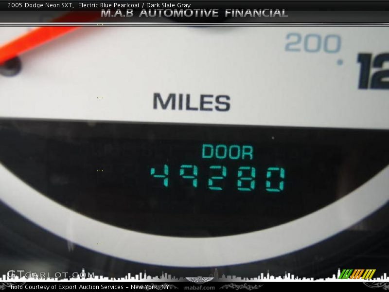 Electric Blue Pearlcoat / Dark Slate Gray 2005 Dodge Neon SXT