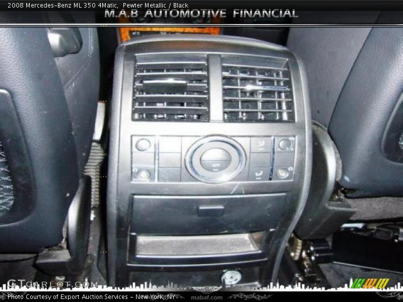 Pewter Metallic / Black 2008 Mercedes-Benz ML 350 4Matic
