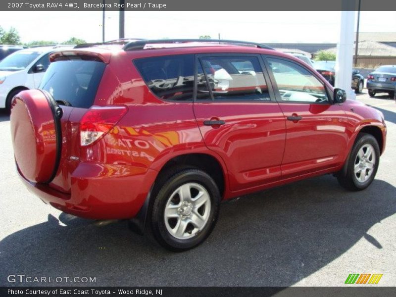 Barcelona Red Pearl / Taupe 2007 Toyota RAV4 4WD
