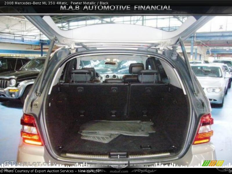 Pewter Metallic / Black 2008 Mercedes-Benz ML 350 4Matic