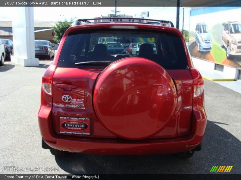 Barcelona Red Pearl / Taupe 2007 Toyota RAV4 4WD