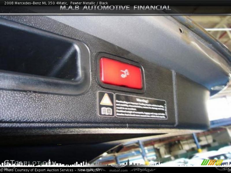 Pewter Metallic / Black 2008 Mercedes-Benz ML 350 4Matic