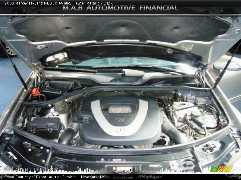 Pewter Metallic / Black 2008 Mercedes-Benz ML 350 4Matic
