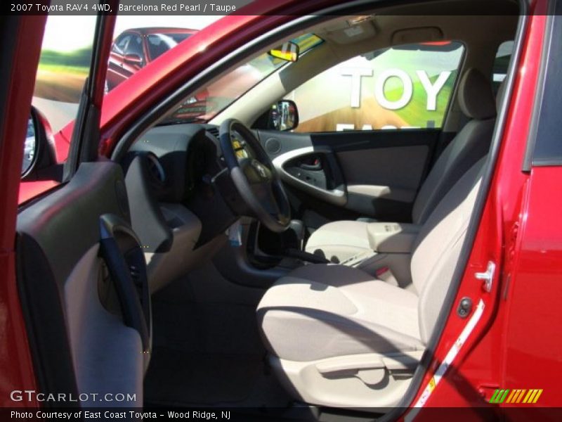 Barcelona Red Pearl / Taupe 2007 Toyota RAV4 4WD