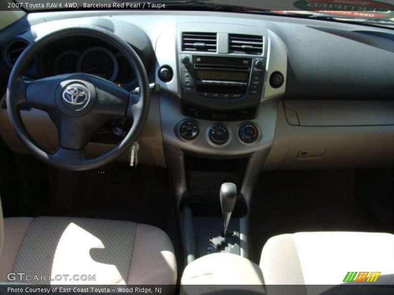 Barcelona Red Pearl / Taupe 2007 Toyota RAV4 4WD