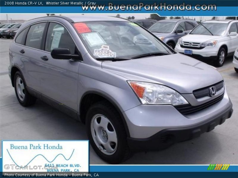Whistler Silver Metallic / Gray 2008 Honda CR-V LX