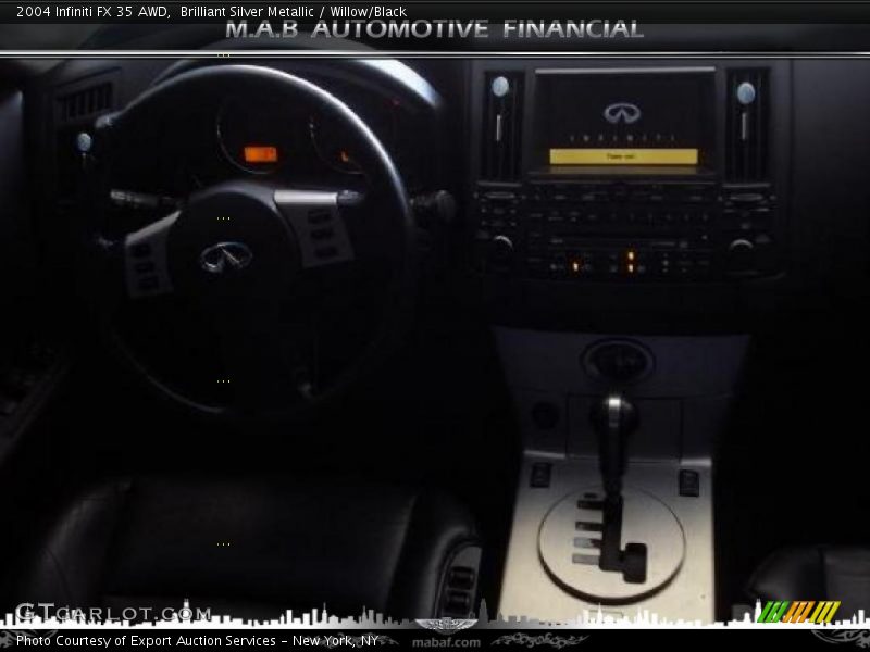 Brilliant Silver Metallic / Willow/Black 2004 Infiniti FX 35 AWD