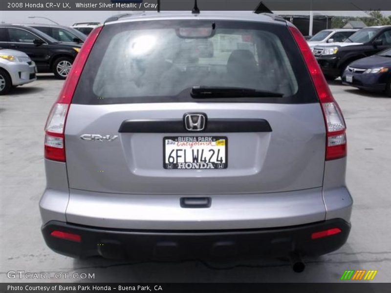 Whistler Silver Metallic / Gray 2008 Honda CR-V LX