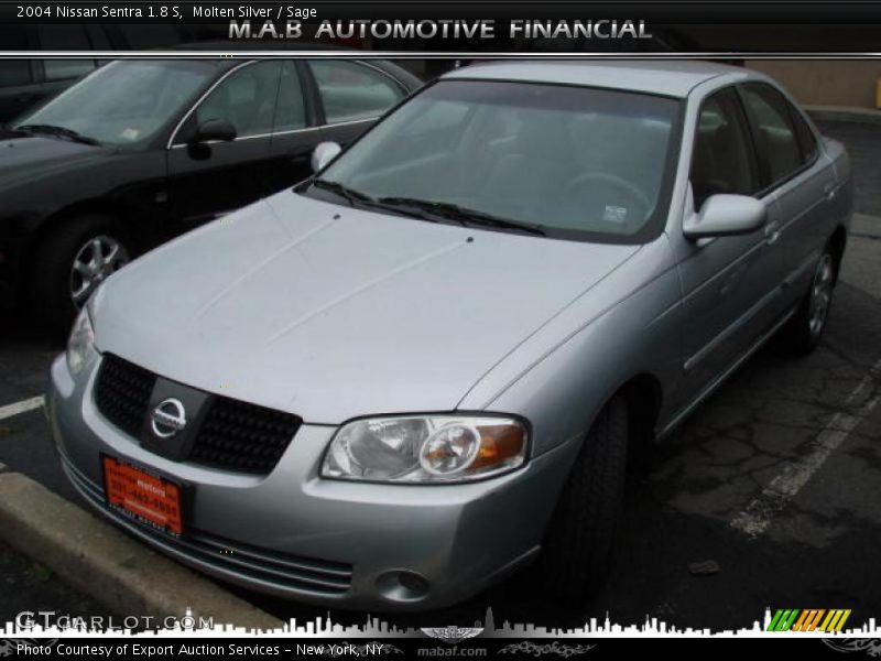 Molten Silver / Sage 2004 Nissan Sentra 1.8 S