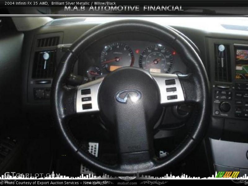 Brilliant Silver Metallic / Willow/Black 2004 Infiniti FX 35 AWD
