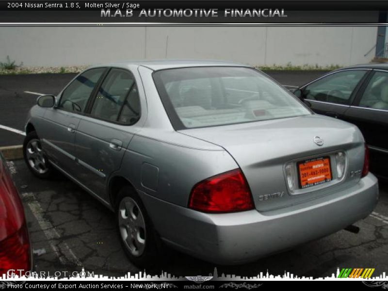 Molten Silver / Sage 2004 Nissan Sentra 1.8 S