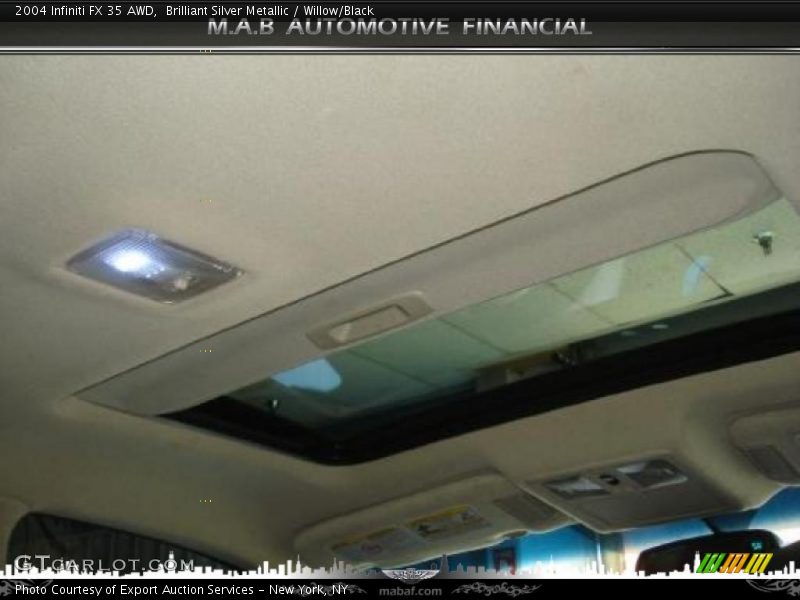 Brilliant Silver Metallic / Willow/Black 2004 Infiniti FX 35 AWD