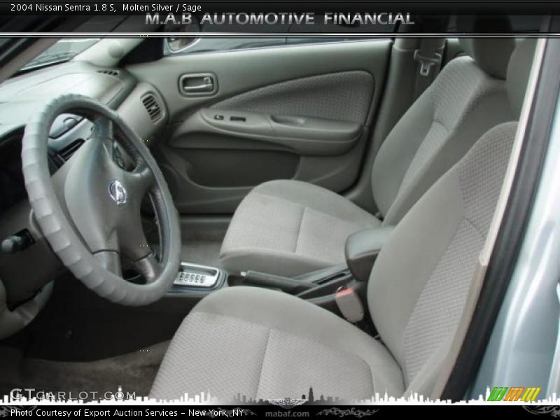 Molten Silver / Sage 2004 Nissan Sentra 1.8 S
