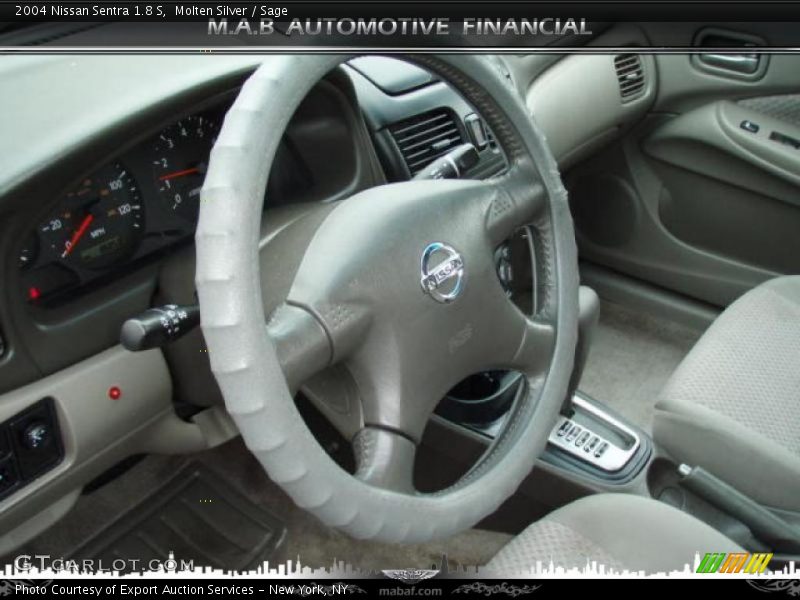 Molten Silver / Sage 2004 Nissan Sentra 1.8 S