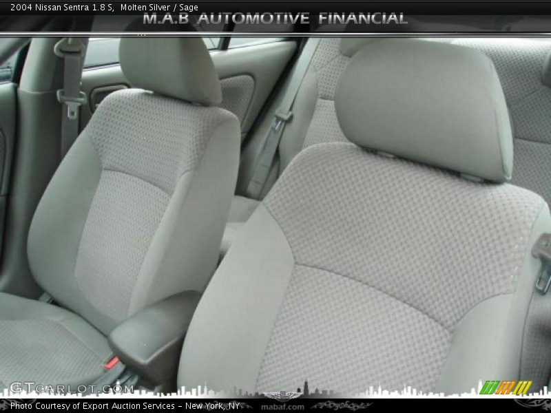 Molten Silver / Sage 2004 Nissan Sentra 1.8 S