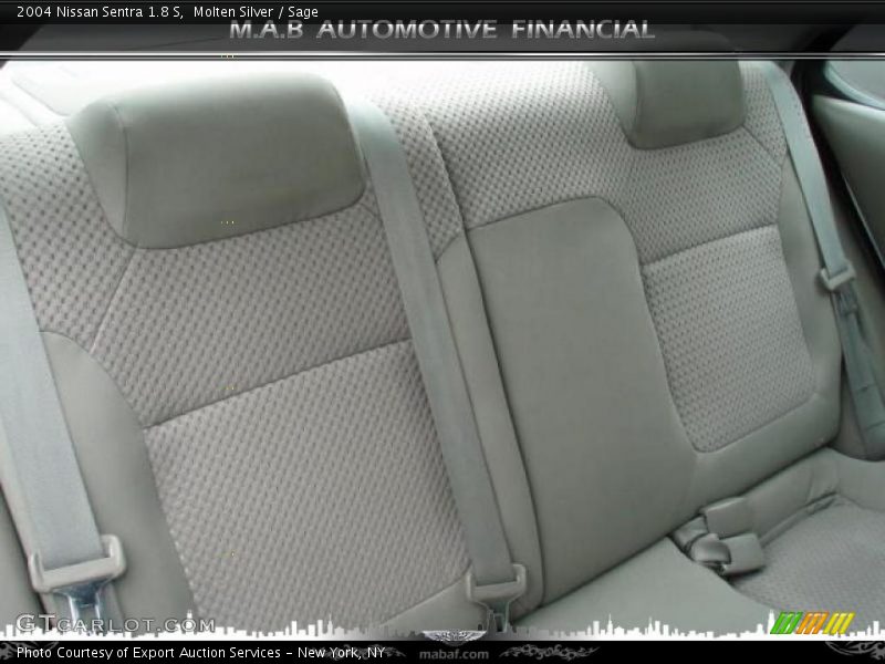Molten Silver / Sage 2004 Nissan Sentra 1.8 S