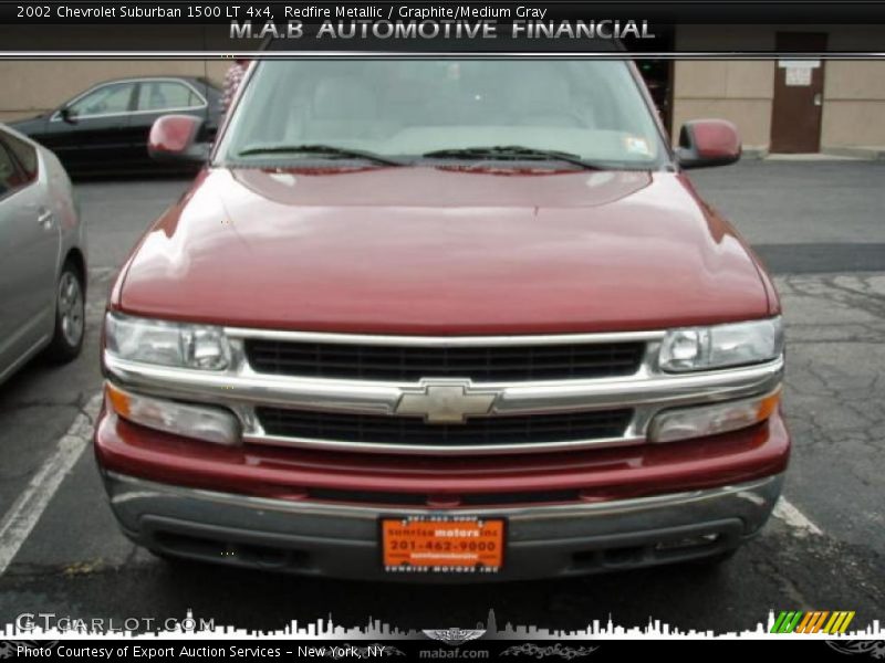 Redfire Metallic / Graphite/Medium Gray 2002 Chevrolet Suburban 1500 LT 4x4