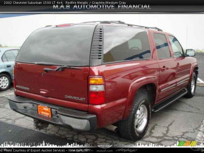 Redfire Metallic / Graphite/Medium Gray 2002 Chevrolet Suburban 1500 LT 4x4
