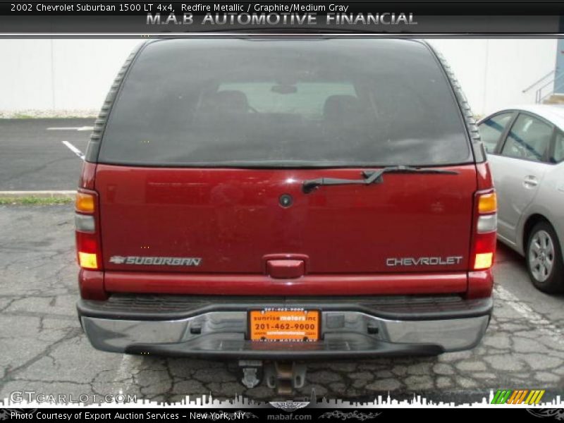 Redfire Metallic / Graphite/Medium Gray 2002 Chevrolet Suburban 1500 LT 4x4