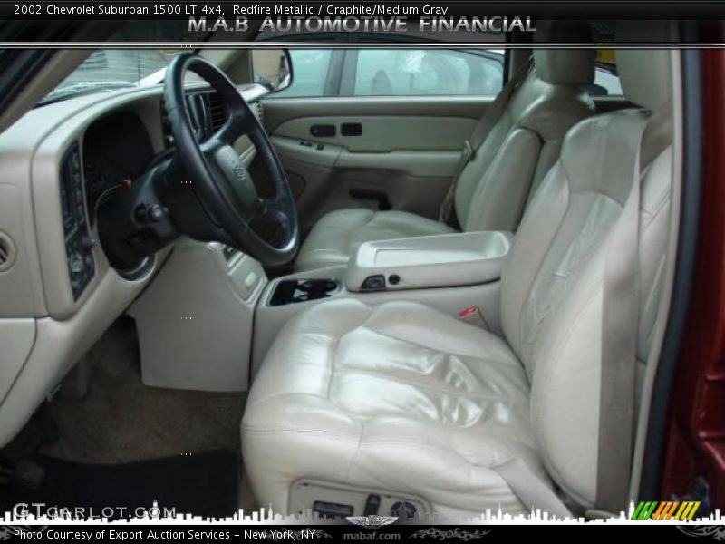Redfire Metallic / Graphite/Medium Gray 2002 Chevrolet Suburban 1500 LT 4x4