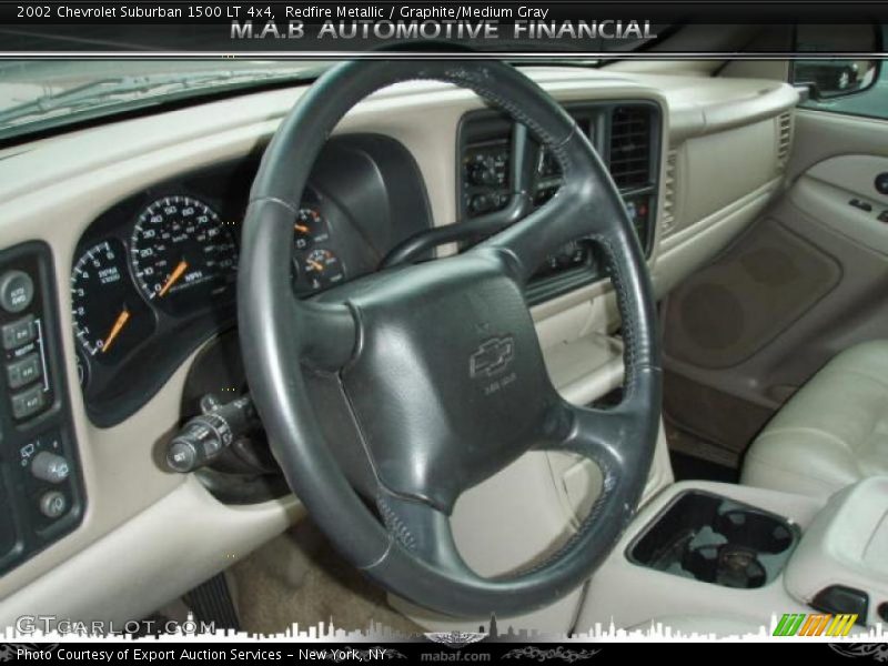 Redfire Metallic / Graphite/Medium Gray 2002 Chevrolet Suburban 1500 LT 4x4