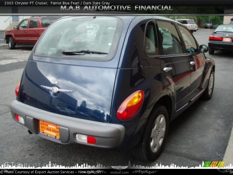 Patriot Blue Pearl / Dark Slate Gray 2003 Chrysler PT Cruiser