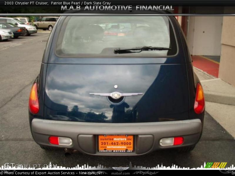 Patriot Blue Pearl / Dark Slate Gray 2003 Chrysler PT Cruiser
