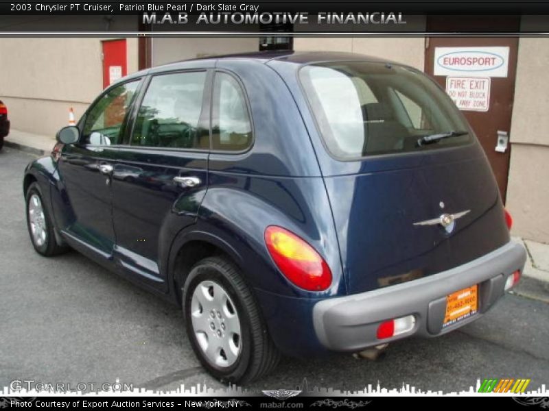 Patriot Blue Pearl / Dark Slate Gray 2003 Chrysler PT Cruiser