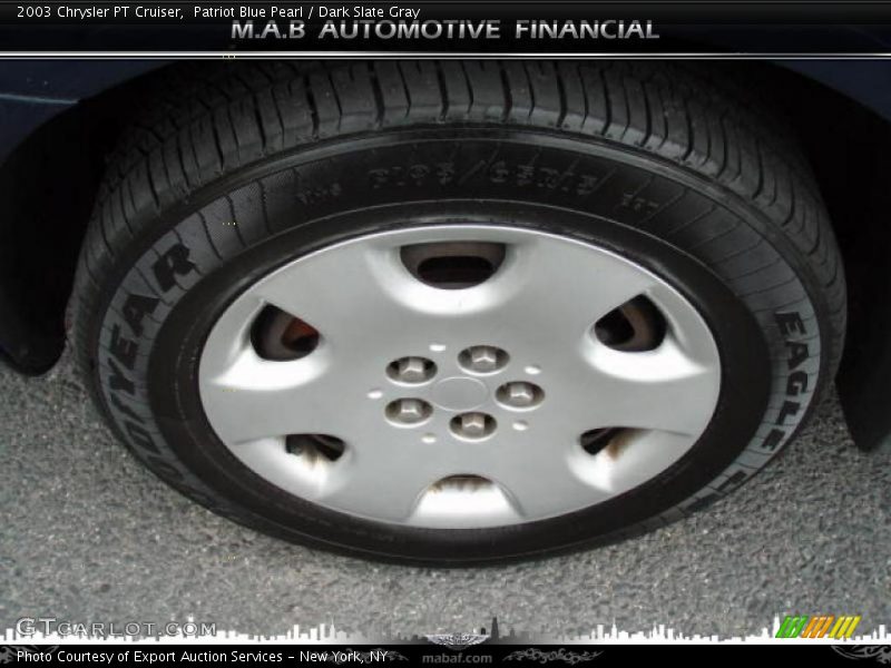 Patriot Blue Pearl / Dark Slate Gray 2003 Chrysler PT Cruiser