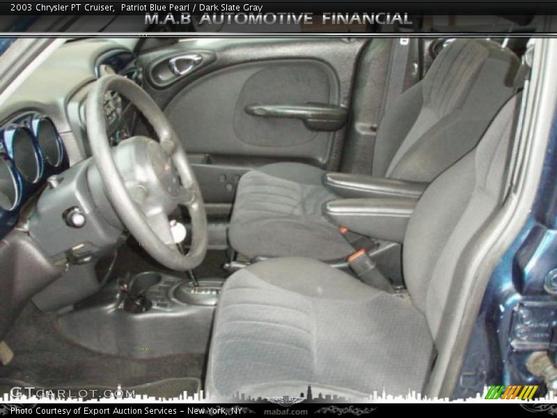 Patriot Blue Pearl / Dark Slate Gray 2003 Chrysler PT Cruiser