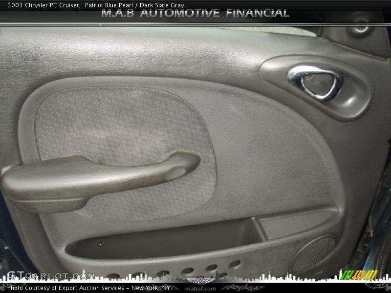 Patriot Blue Pearl / Dark Slate Gray 2003 Chrysler PT Cruiser