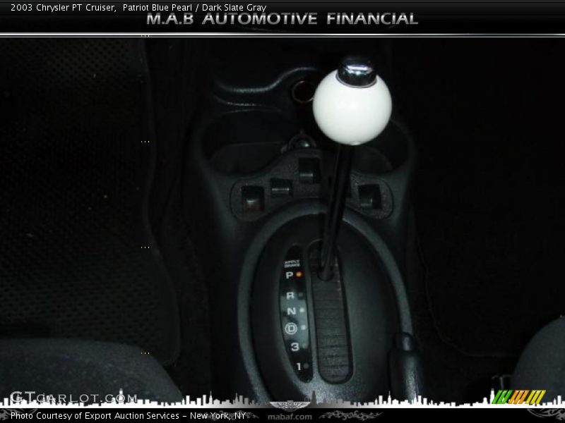 Patriot Blue Pearl / Dark Slate Gray 2003 Chrysler PT Cruiser